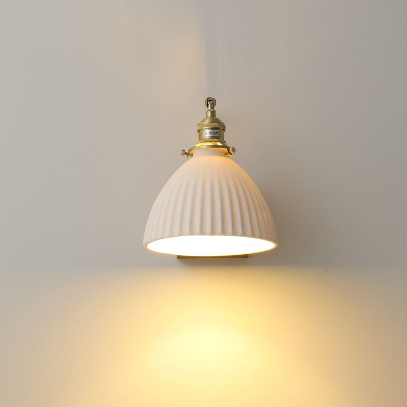 Éclairage mural en forme d'évasion en bois Modern Style 1 Lumière Lumière Lumière Mur