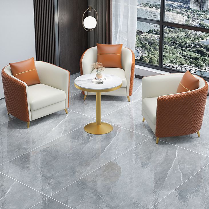 Tavolo da pranzo rotondo tradizionale tavolo in marmo bianco con base di piedistallo dorato