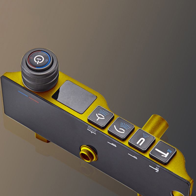 Contemporary Shower System Wall Mounted Shower System with Hand Shower