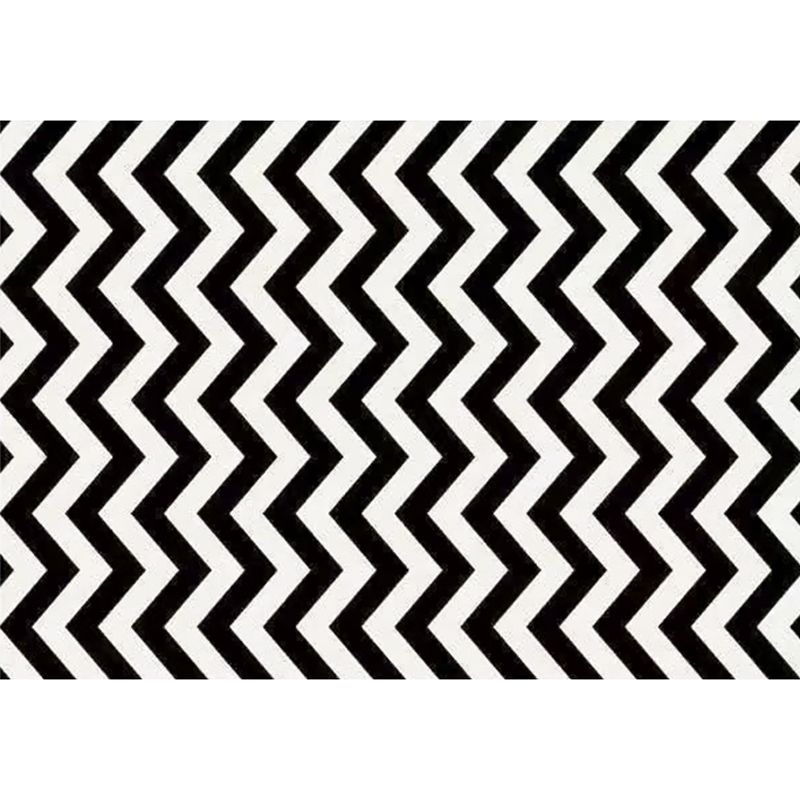 Modern Striped Pattern Carpet Polyester Area Rug Stain Resistant Indoor Rug for Home Decoration