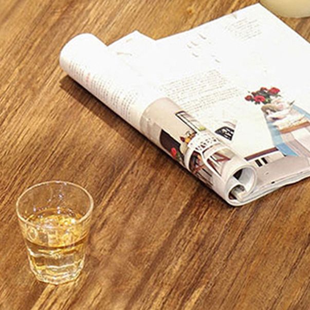 Brown Industrial Style Bar Table Pine Wood Milk Tea Shop Casual Bar Table