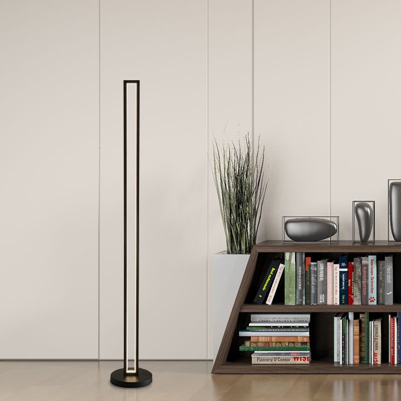 Lampada Rettangolo Stand Up Lampazione contemporanea METALLICA LED LED LED LETTURA LETTURA IN LUCE COLDA/BIANCA