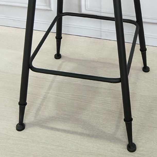 Industrial Style Solid Wood Bar Table Set 1/2/3/4 Pieces Counter Table with High Stools