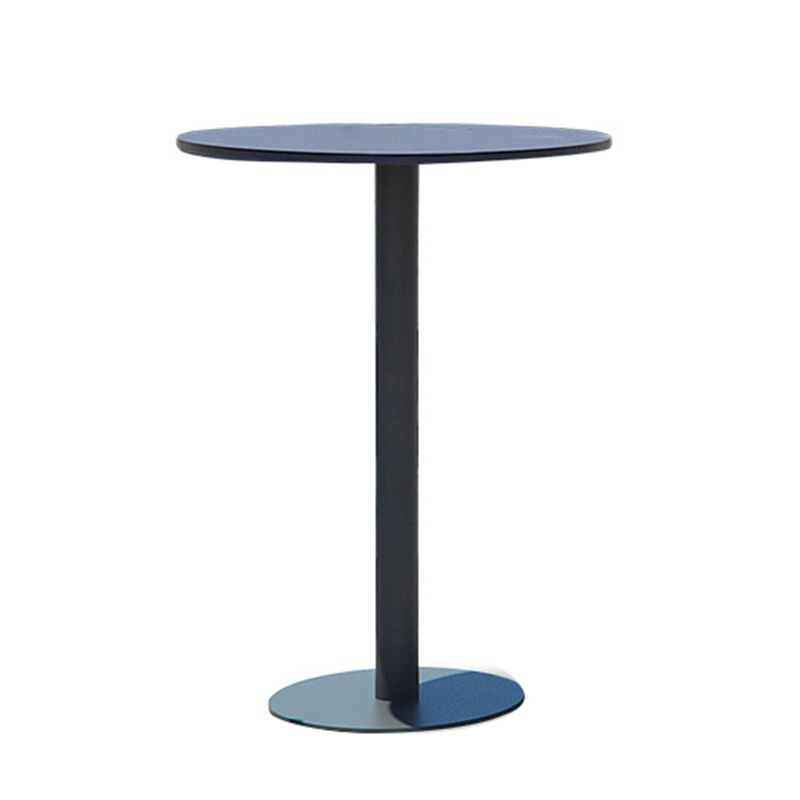 Contemporary Round Bar Height Set 1/3 Pcs Metal Bar Table Set