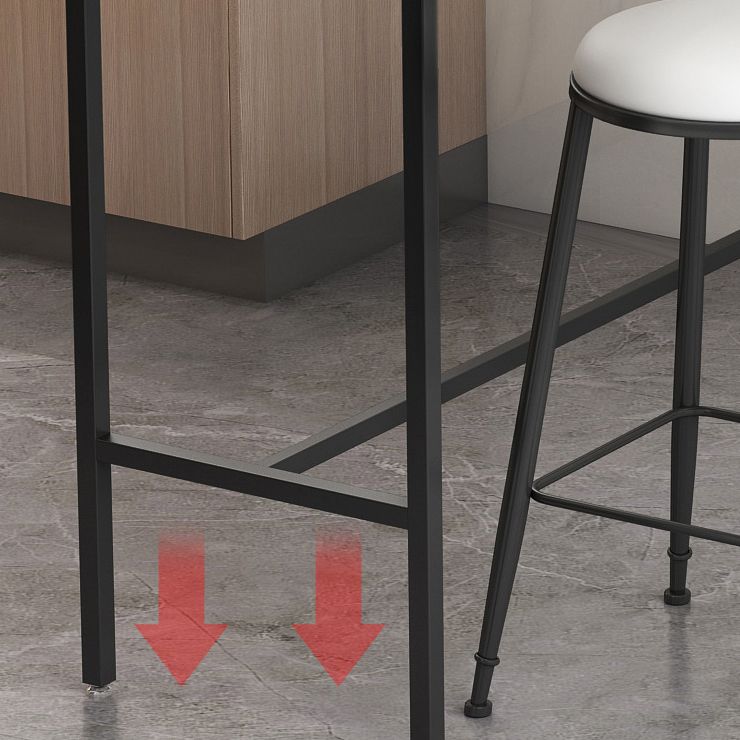 Modern Bar Table Set 1/2/3/5 Pieces Metal Bar Table with High Stools