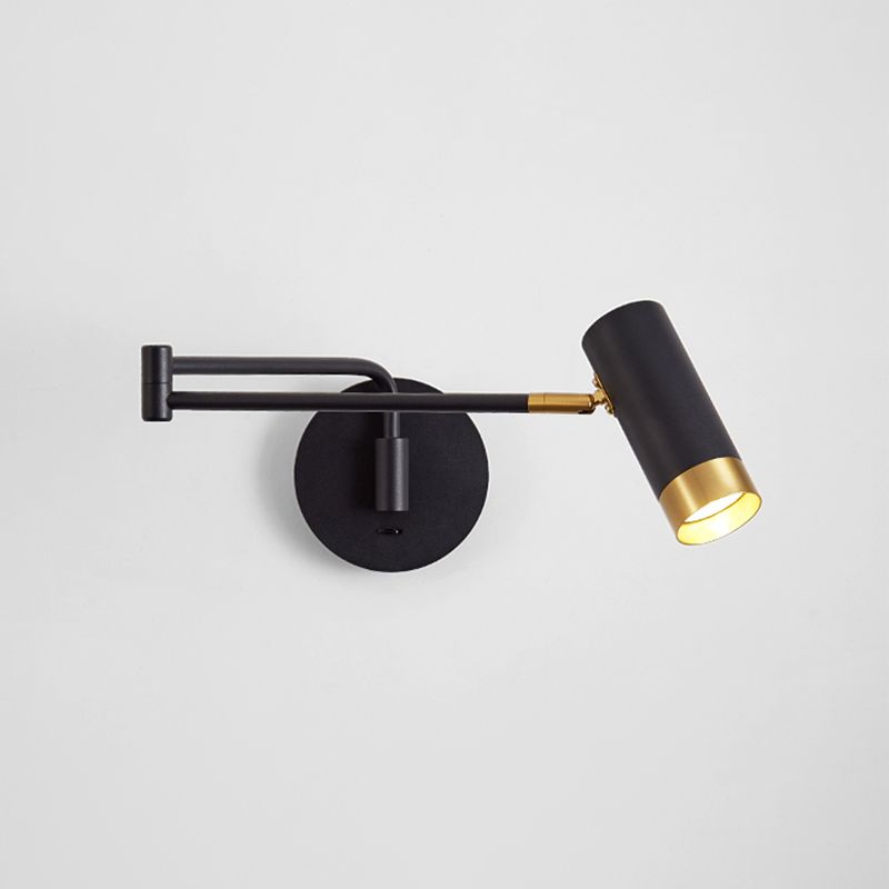 Swing braccio muro di appunti di appuntamento leggero a 1 luce moderna metallica funce da parete in stile moderno per lo studio