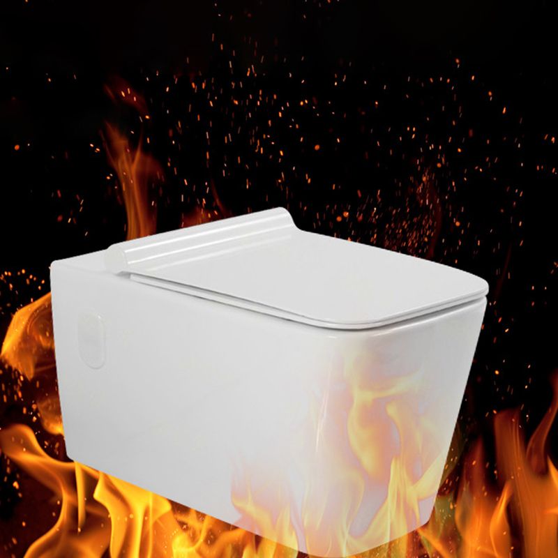 Modern Wall Hung Toilet One-Piece Urine Toilet with Seat for Washroom