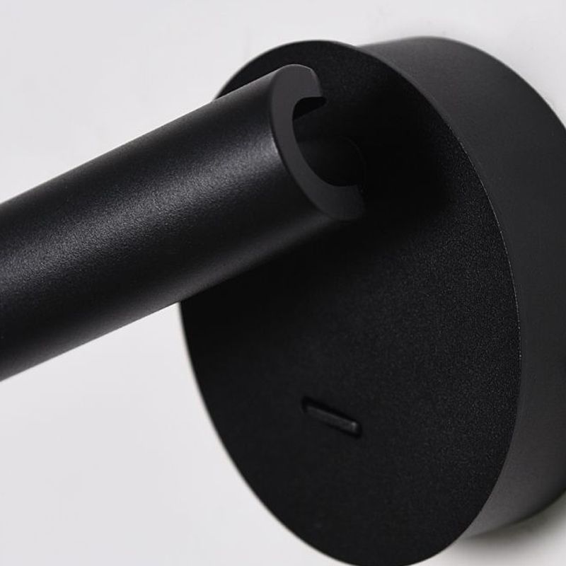 Lampada a monte a parete cilindro Stile moderno a 1 luci di scarpa in alluminio in alluminio