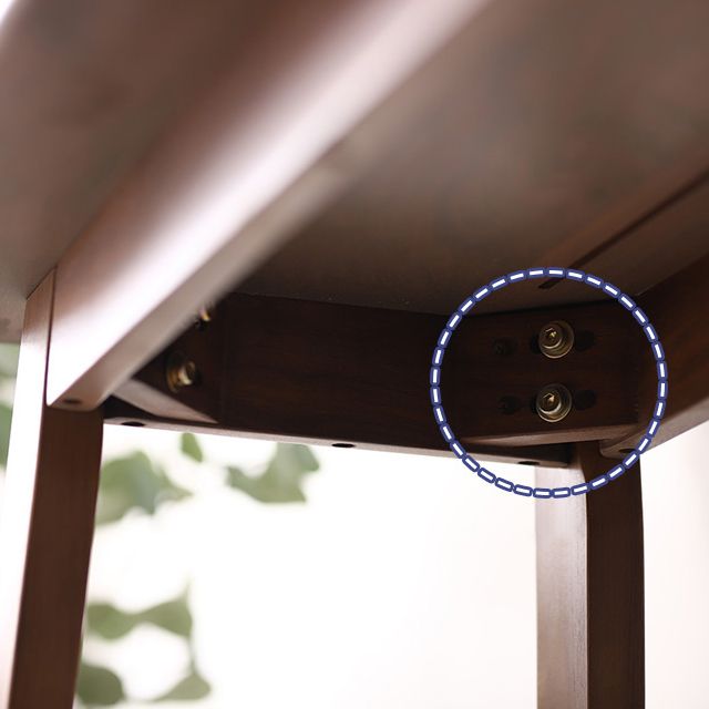 Solid Wood Bar Table Modern Rectangle Bar Table for Dining Room