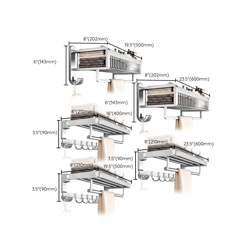 Metal Bathroom Hardware Set Adhesive Mount Bathroom Accessory Kit