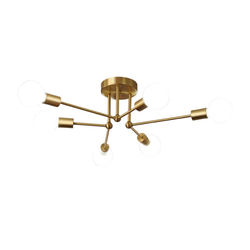 Metal Flush Mount Modern Style Flush Mount Lighting for Hallway