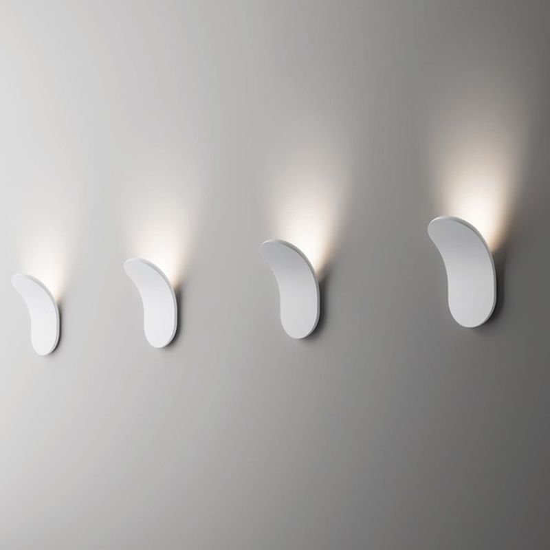 Piegare i dispositivi di illuminazione delle pareti in metallo ovale per le pareti di illuminazione moderna a 1 luci a parete lampade a 1 luci