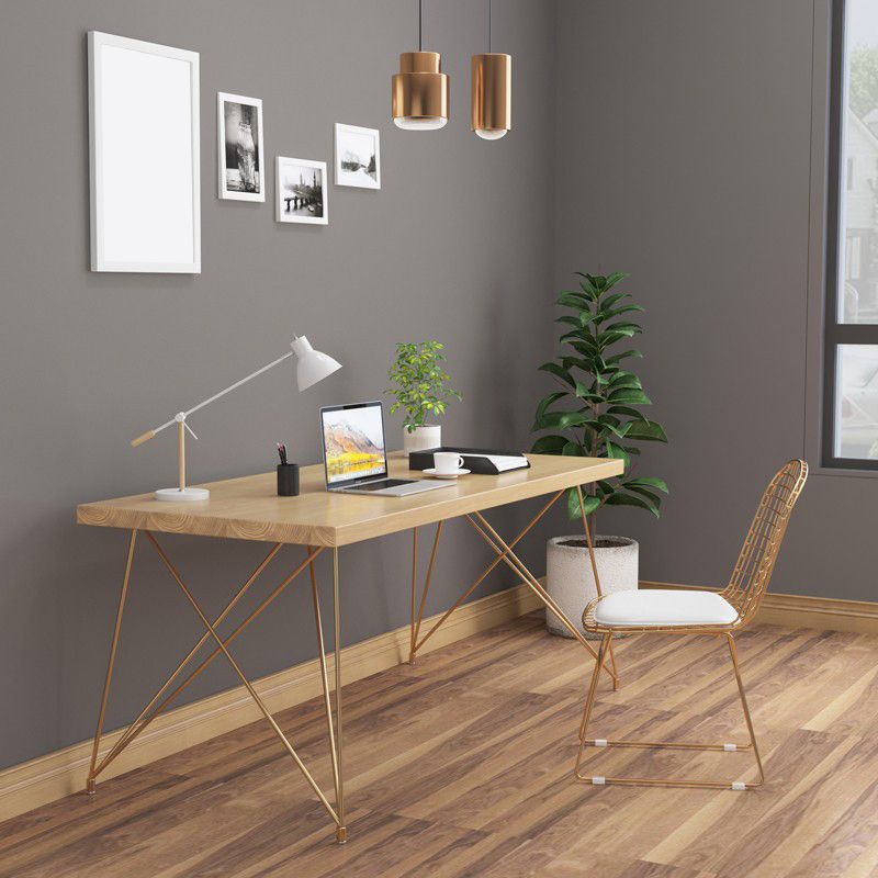Traditional Luxury Rectangle Dining Site Table Pine Solid Wood Furniture