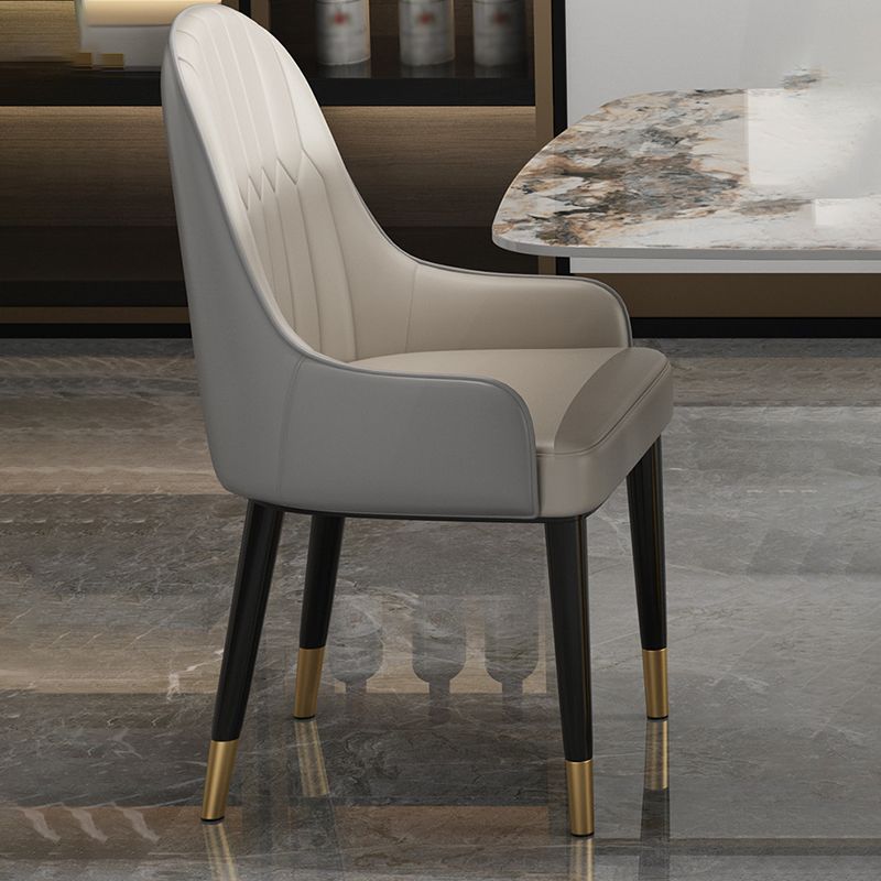 Nordic Glam Style Sintered Stone Rectangle Table Set 1/2/5/7 Pieces Dining Set