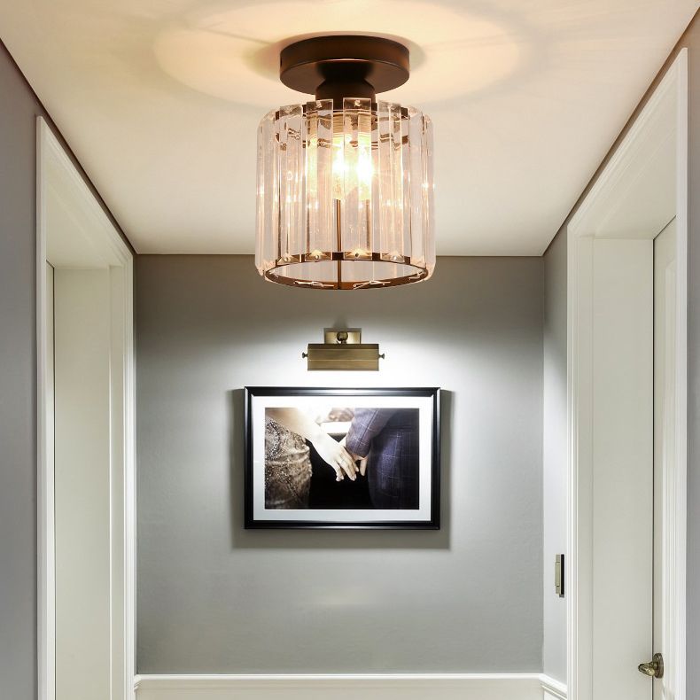 Moderne stijl geometrische halfverzonken verlichtingsarmaturen Kristal 1 lichtverlichtingsarmatuur