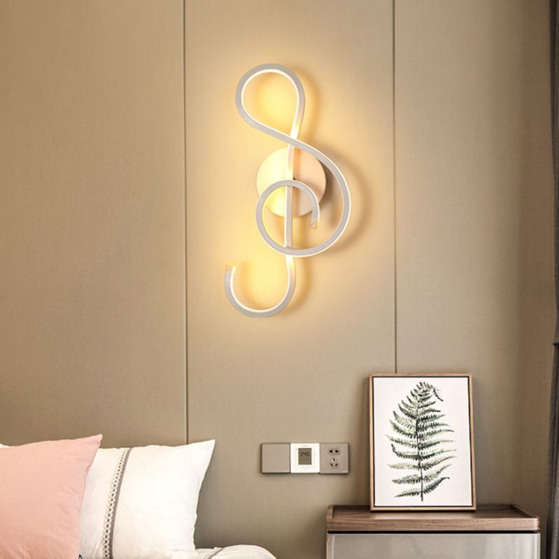 Wit geometrisch gevormde wandlicht Simplicity Led metalen wandlamp SCONCE voor trap