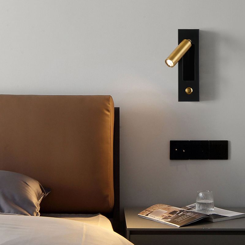 Modern Style Wall Sconce Metal 1 Light Wall Lighting for Bedside