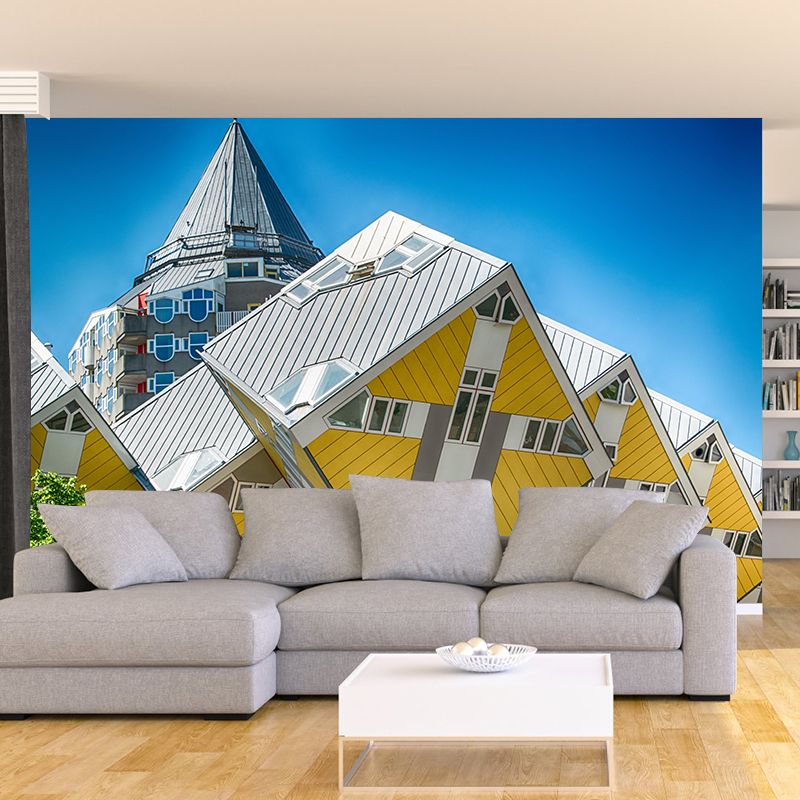 Photography Rotterdam Mural Decal Water Resistant Wall Covering for Decoration