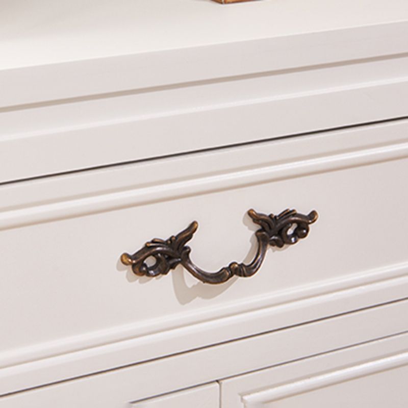 34.65"Tall Corner Cabinet, Contemporary Wooden Accent Cabinet