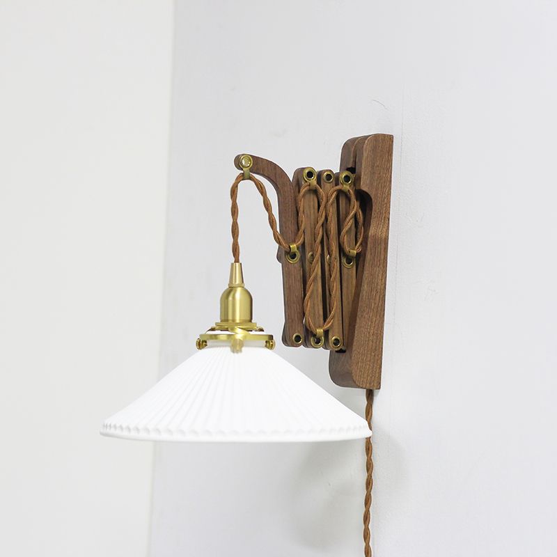 Moderner Stil Geometrischer Wandlampe Licht Holz 1 Lichtwandbeleuchtung Armaturen