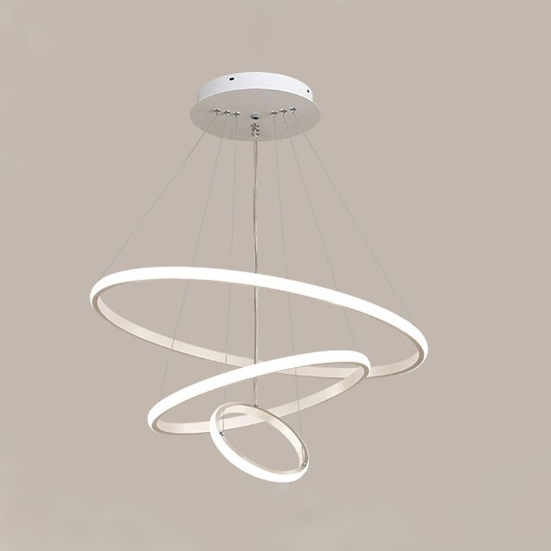 Apparecchi di illuminazione a sospensione in metallo multi -luci suona lampada lampadario in stile moderno