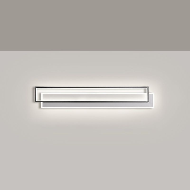 Stratizzazione dell'illuminazione di applique in metallo minimalista soggiorno a led lampada