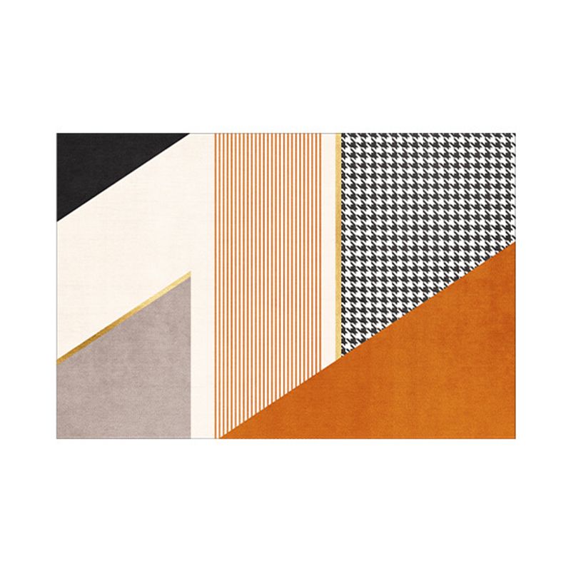 Alfombra nórdica nórdica poliéster alfombra alfombra de respaldo sin deslizamiento para salón para salón