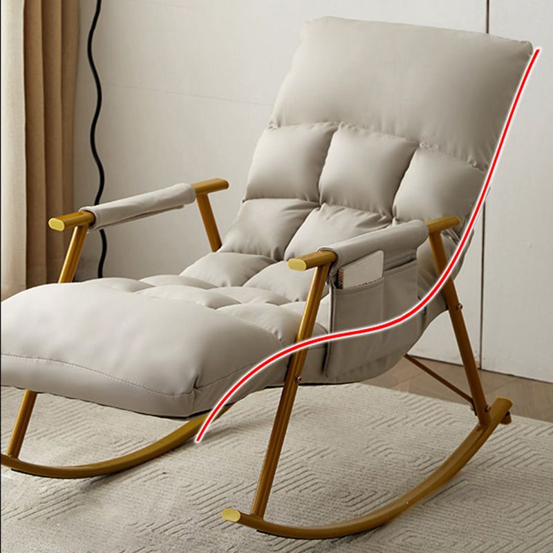 Contemporary Style Sofa Rocking Chair Indoor Single Rocking Chair for Living Room
