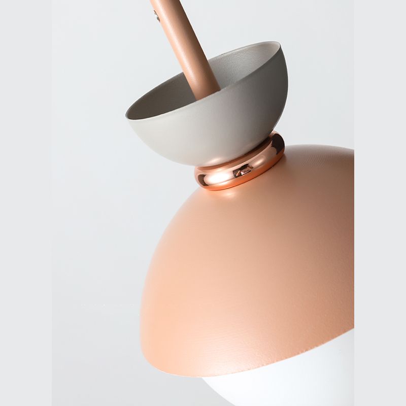 Style minimaliste moderne Global Down Lighting Pendant Metal Metal 1 Plafond suspendu éclairage pour chambre à coucher
