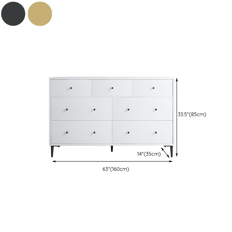 13.65-inch Width Storage Chest Contemporary Dresser with 4/7 Drawers
