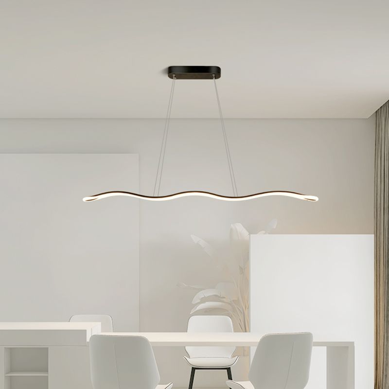 LED Island Light Dining Room Kitchen Modern Simple Style Chandelier Light