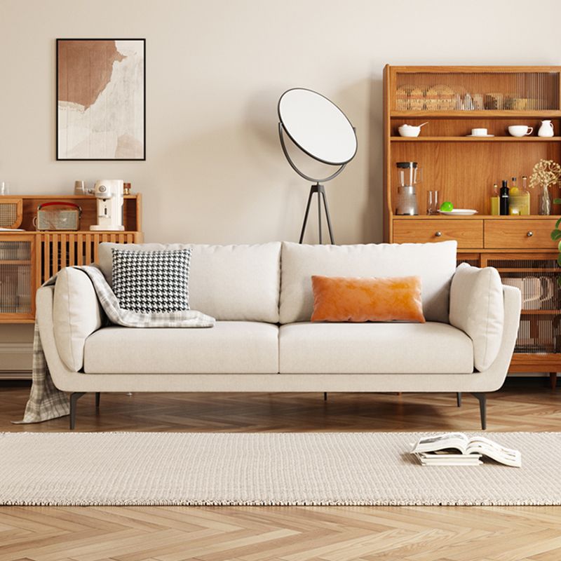 Cotton Blend Modern Sofa 33"W Back Sofa for Living Room with Pillow Top Arm