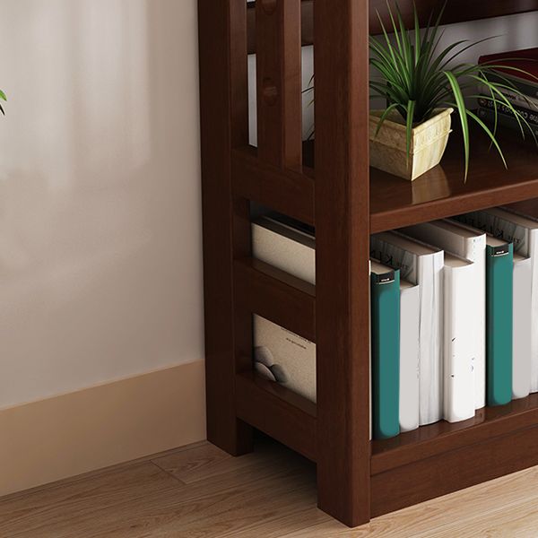 Modern Solid Wood Bookshelf Open Shelf Standard Bookshelf 62.2" H X 11" W