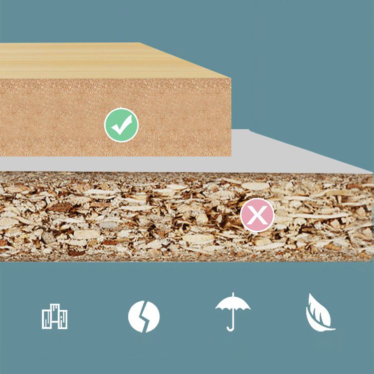 Manufactured Wood Storage Cabinet Modern Cabinet with Wood Legs