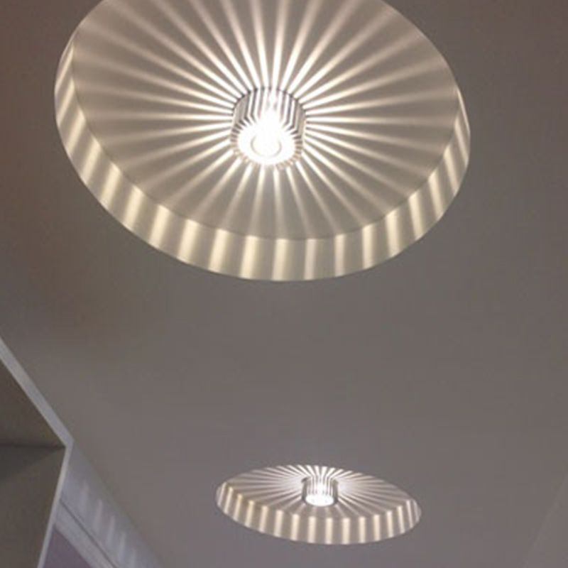 Sunflower Effect RGB Flush Light Fixtures Modern Aluminum LED Flush Ceiling Light