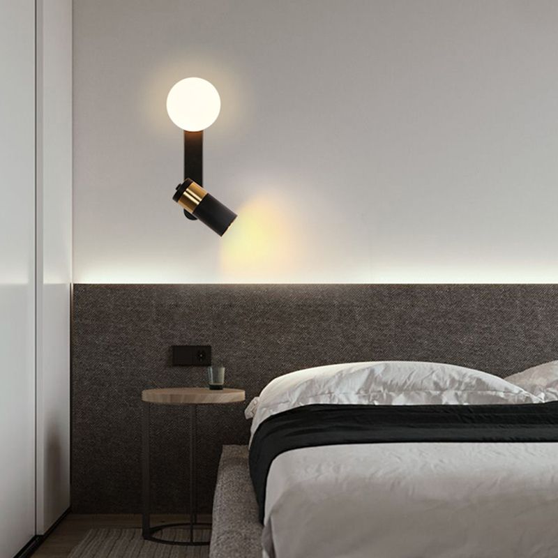 Glass Modern Nordic Wall Sconce Global 1 Spotlight Wall Mounted Light for Bedroom