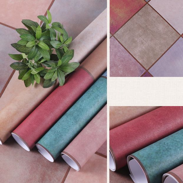 Multi-Tonal Style Vinyl Flooring Peel and Stick Vinyl Flooring with Low Gloss