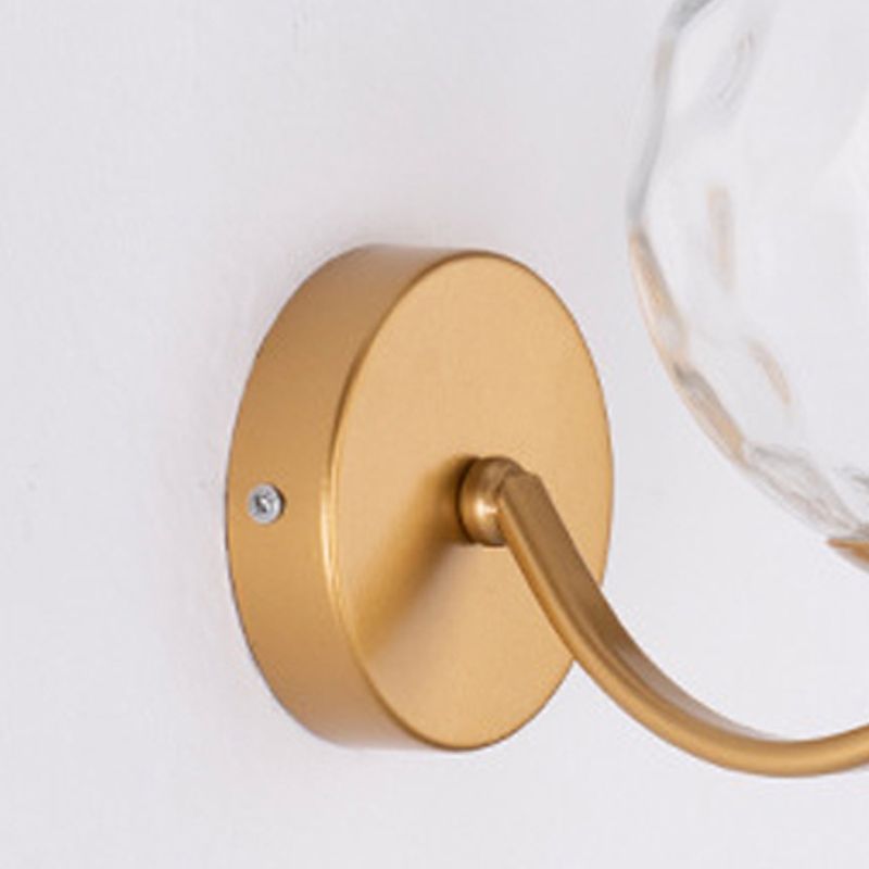 Modern de vidrio de vidrio Luz de pared Globe Globe 8.5 "Alto pared de pared para sala de estar