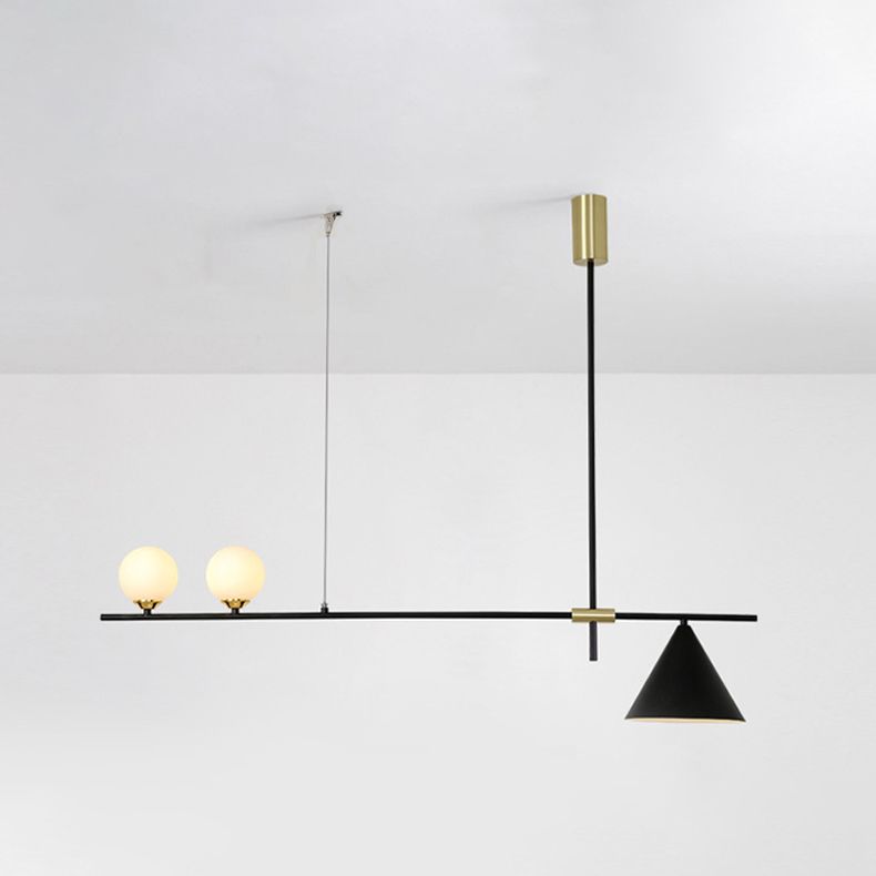 Globe Chandeliers Island Lights Modern Metal 3 Light Pendant Chandeliers