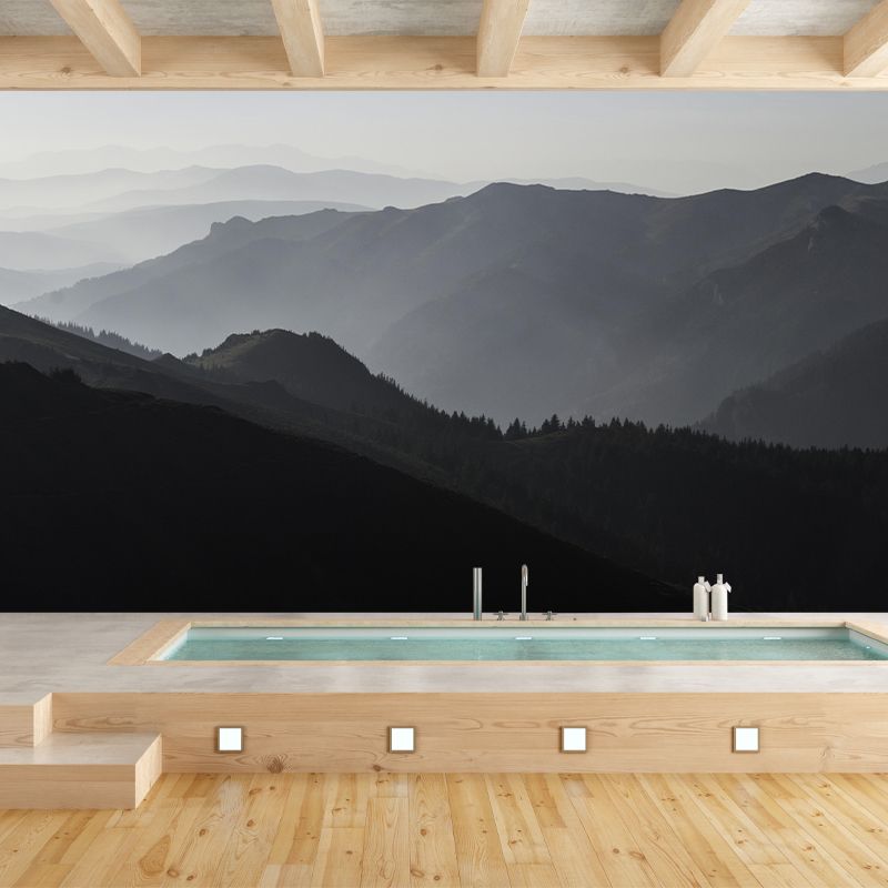 Photography Eco-friendly Mural Wallpaper Mountain Sitting Room Wall Mural