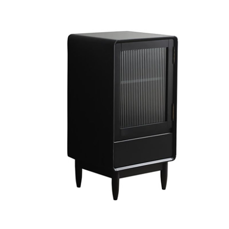 Glass 1 - Door and 1 - Drawer Accent Chest, Dover Wood Chest