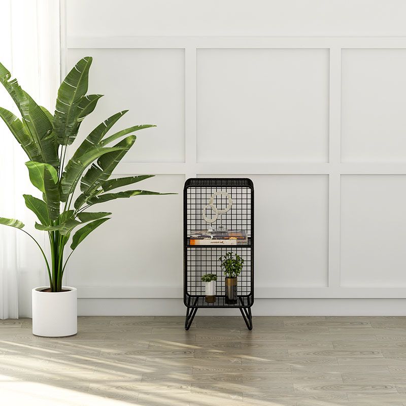 Glam Style Bookshelf Metal Standard Shelf Bookcase for Home Use