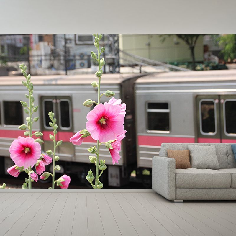 Modern Transportation Wall Covering Stain Resistant Living Room Wall Decor