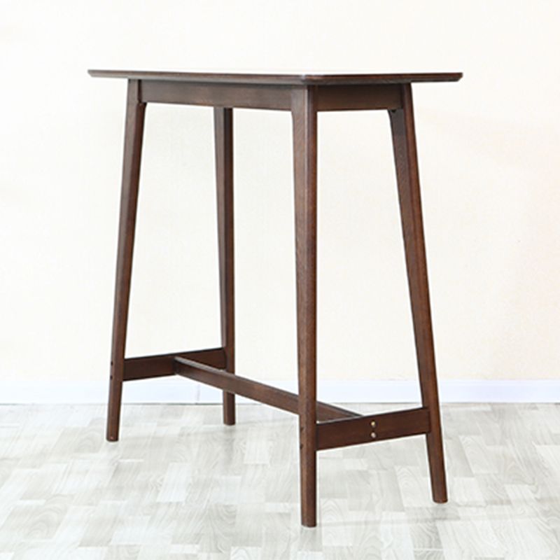 Solid Wood Counter Height Dining Table Modern Patio Bar Table