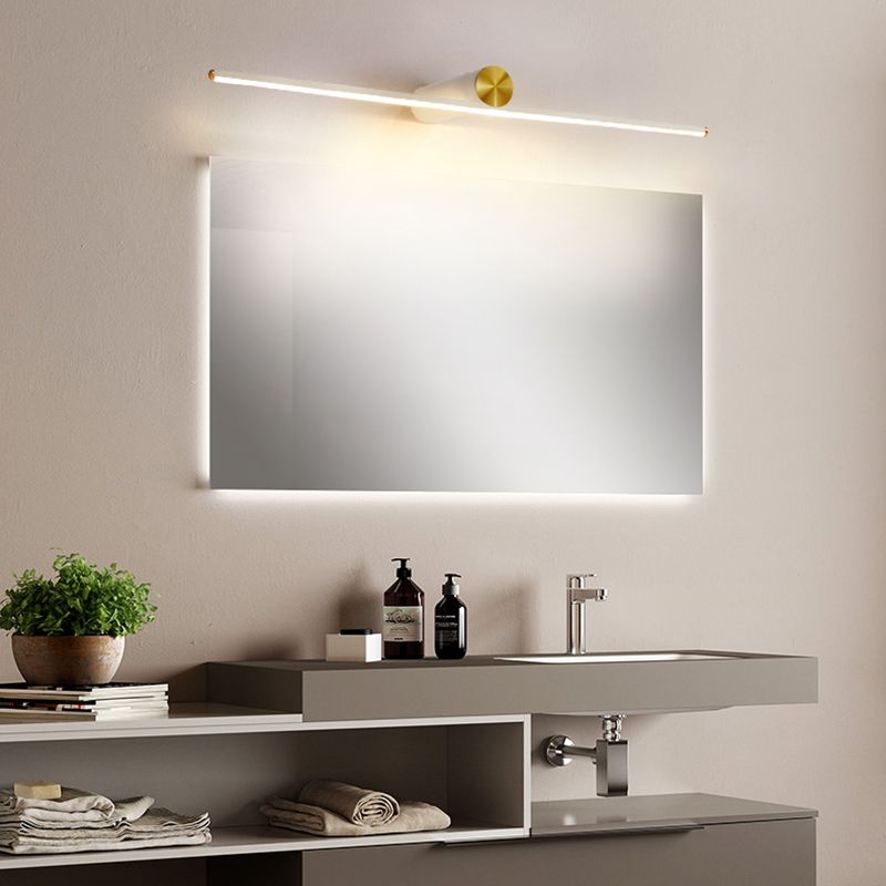 Modern Mirror Front Lighting LED Wall Mounted Light with Silicone Shade
