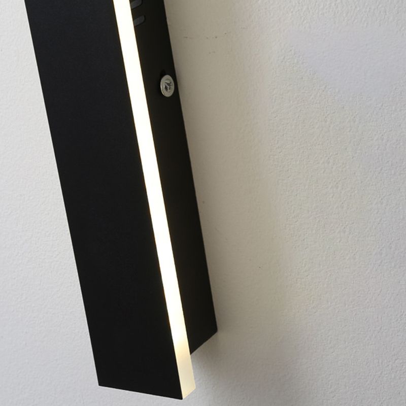 Streifenformwand montieren leichte moderne LED -Wandleuchten mit Acrylschatten für Schlafzimmer