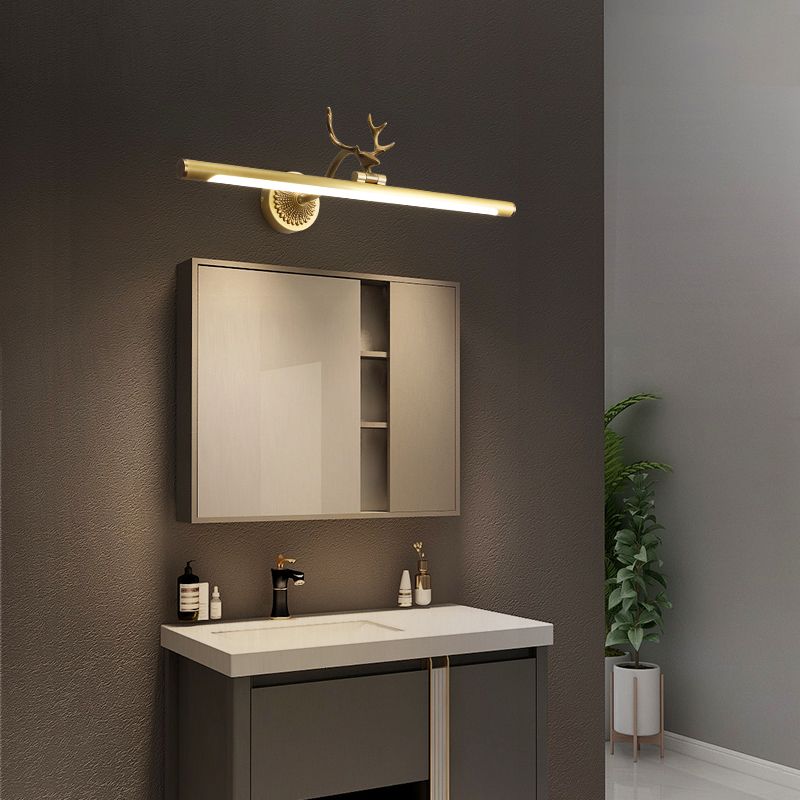 Luce Extravagant Linear Vanity Fishestures Acrilic Vanity Sconce