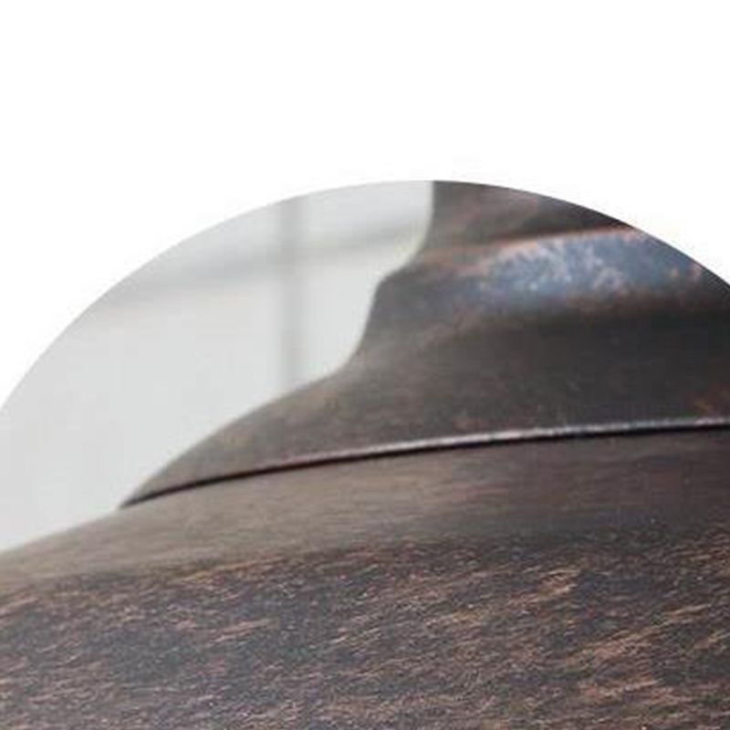 Fun a monte industriale a monte industriale di foglie di illuminazione a parete ombreggiata in metallo