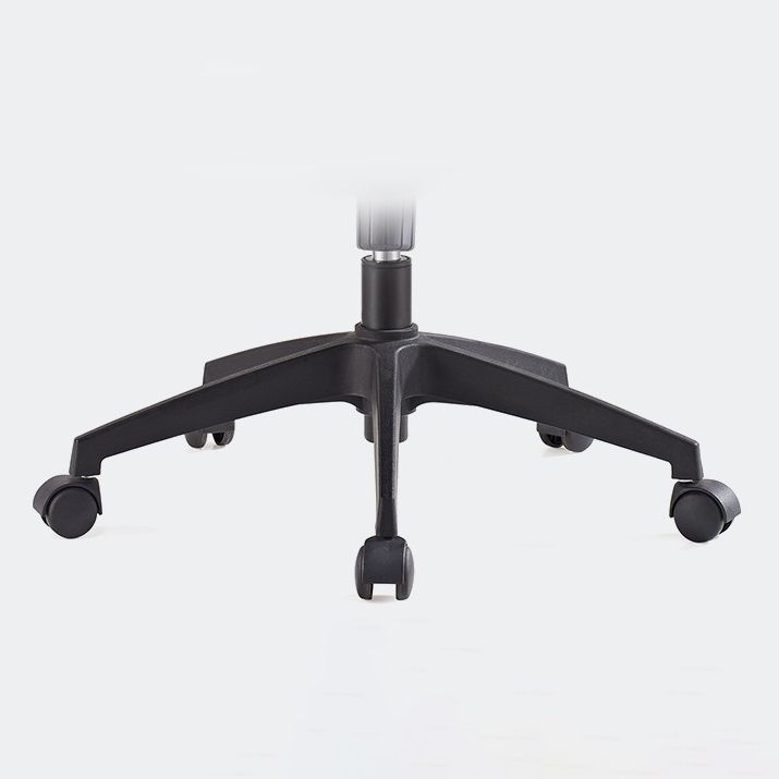 Middle Back Office Chair Fixed Arm Office Chair with Gauze Sponge Cushion