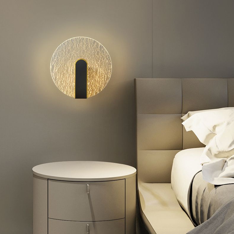 Splique de pared geométrica acrílica Luz LED de luz LED de lujo para escaleras para escaleras